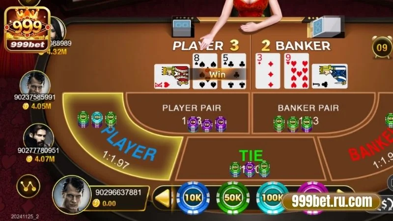 Game Baccarat Là Gì? Cách Chơi Dễ Hiểu Tại 999BET 2 Cách chơi Baccarat tại cổng game 999BET
