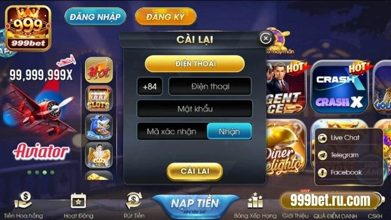 Quên Mật Khẩu 999BET - Hướng Dẫn Lấy Lại Password 1 Quên mật khẩu 999BET - cách lấy lại dễ dàng